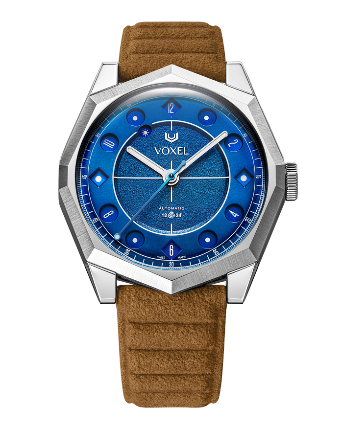 Blue MERIDION — Alcantara® Chocolat, 12h