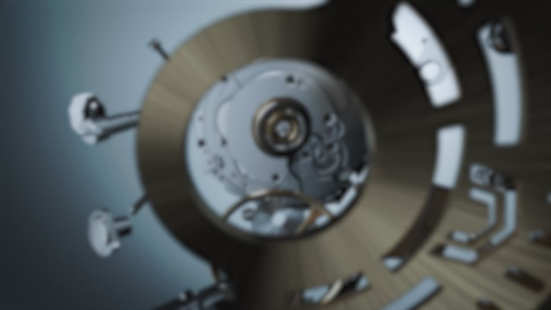 VOXEL Meridion VX01-E product film showing the watch's mechanical movement and components in close-up